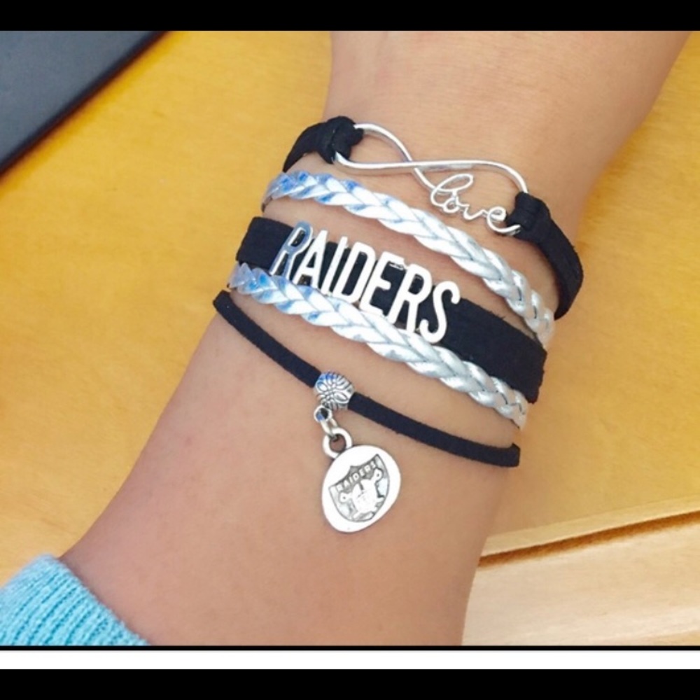 ⚠️ PRICE DROP! NEW Oakland Raiders Bracelet!